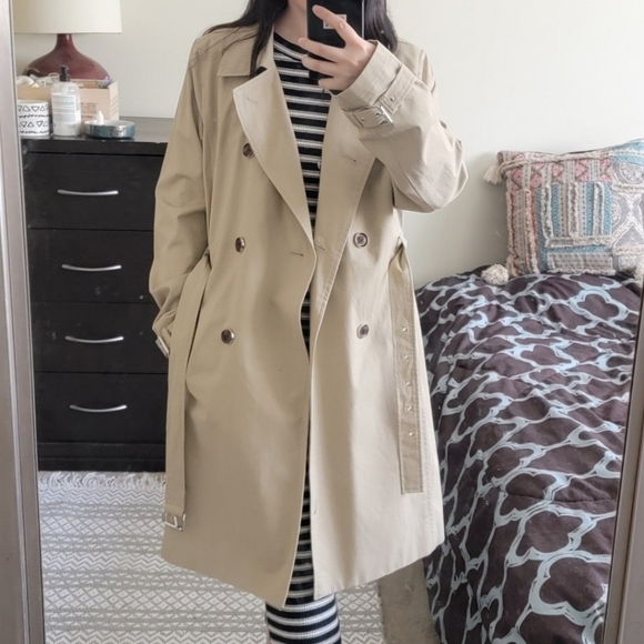 Michael Kors trench coat belted jacket new - Picture 2 of 7